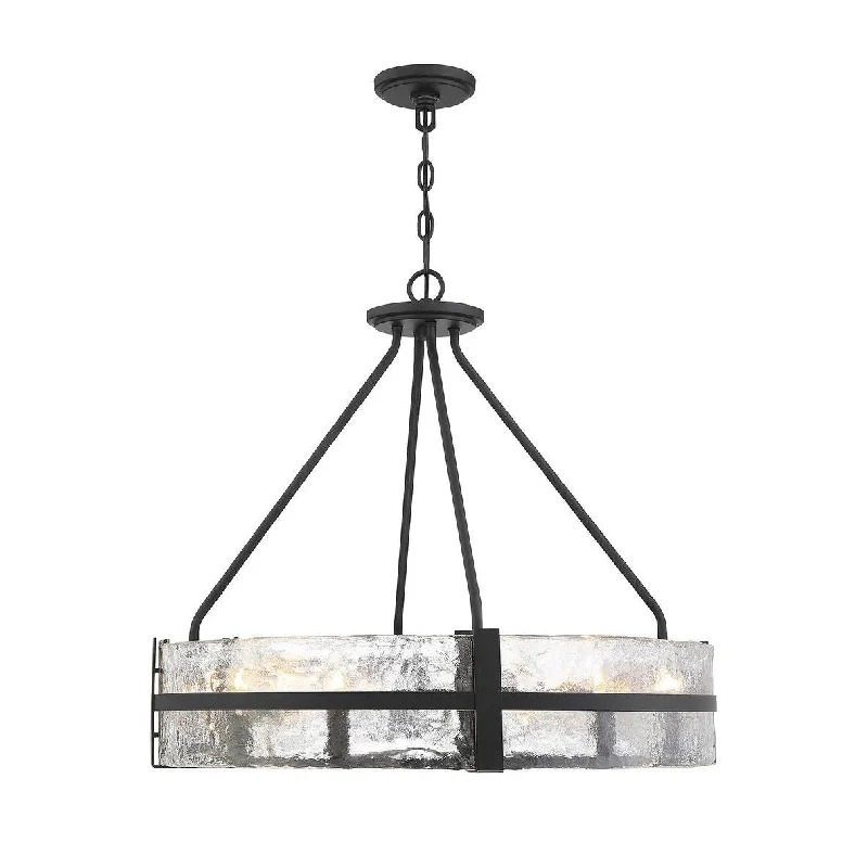 Industrial Style Ceiling Lights with Exposed Bulbs and Metal CagesIndustrial Style Ceiling Lights with Exposed Bulbs and Metal CagesHudson 8-Light Pendant