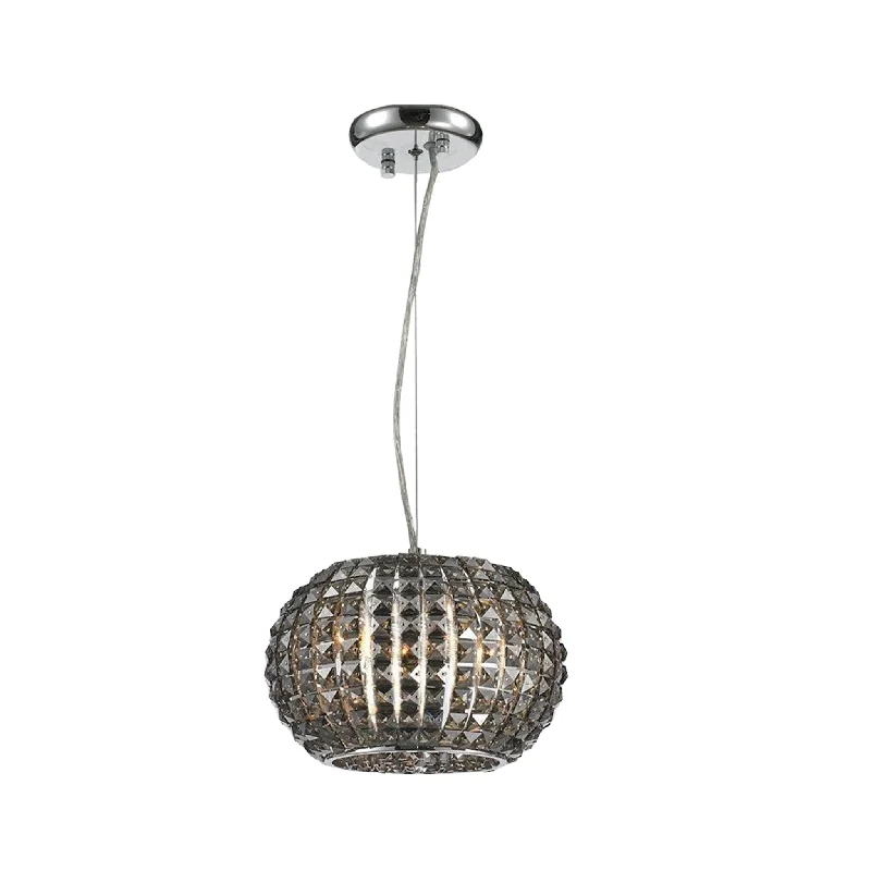 Japanese - Inspired Ceiling Lights with Shoji - Screen - like DiffusersJapanese - Inspired Ceiling Lights with Shoji - Screen - like DiffusersInfinity Pendant Lamp - Smoke Crystal - W:25 H:15cm