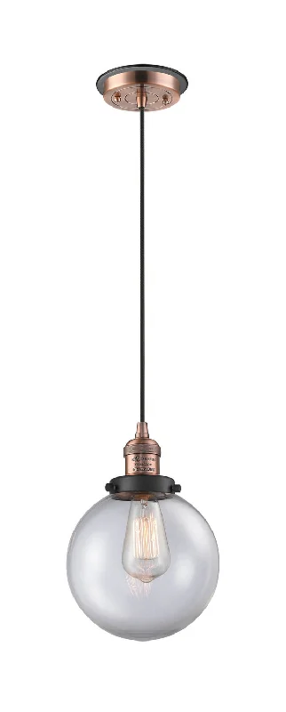 Scandinavian Style Ceiling Lights with Light Wood AccentsScandinavian Style Ceiling Lights with Light Wood AccentsOne Light Mini Pendant