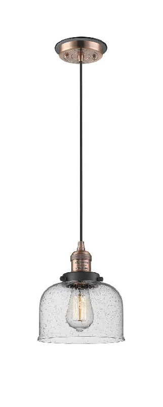 Industrial Style Ceiling Lights with Exposed Bulbs and Metal CagesIndustrial Style Ceiling Lights with Exposed Bulbs and Metal CagesOne Light Mini Pendant