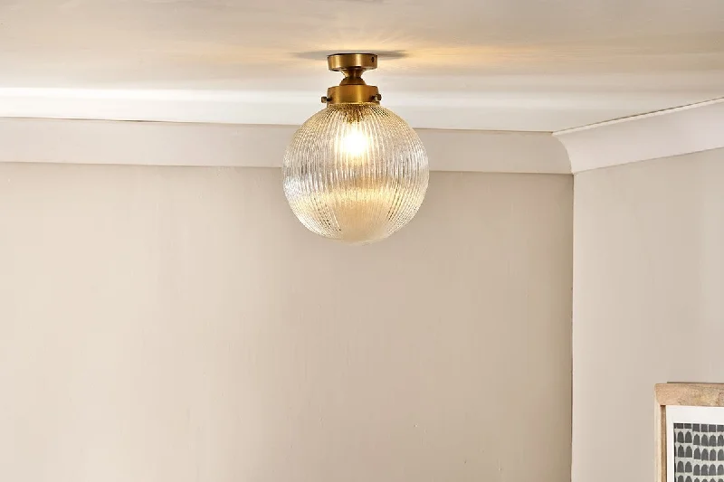 Chinese - Style Ceiling Lights with Red Lantern - Inspired DesignsChinese - Style Ceiling Lights with Red Lantern - Inspired DesignsKonnie Bathroom Ceiling Light - Clear