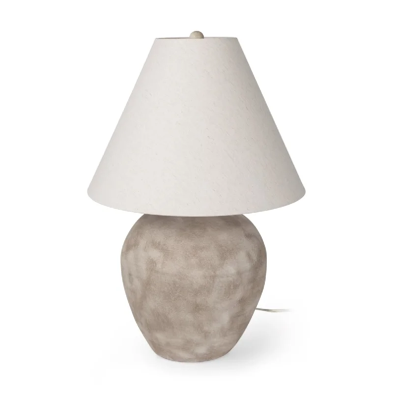 wooden table lamps with natural grain for a warm and organic feelwooden table lamps with natural grain for a warm and organic feelMarvin Table Lamp Taupe Ceramic