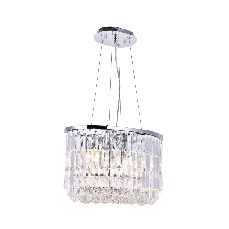 Chinese - Style Ceiling Lights with Red Lantern - Inspired DesignsChinese - Style Ceiling Lights with Red Lantern - Inspired DesignsModena Crystal Pendant - Oval Multi Tier W: 50cm