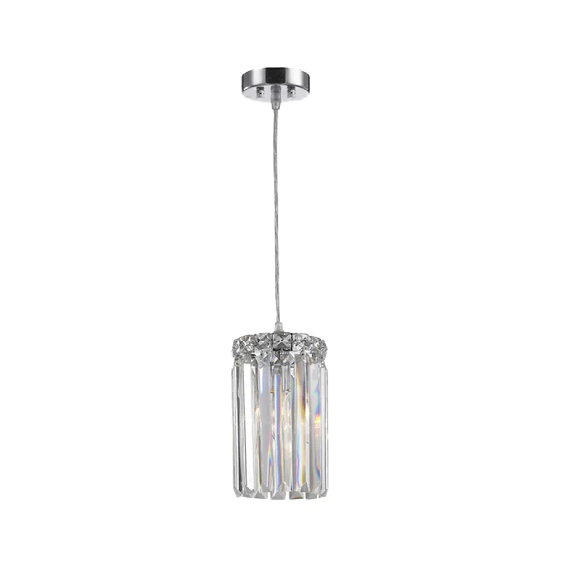 Glass Ceiling Lights with Frosted, Colored, or Etched GlassGlass Ceiling Lights with Frosted, Colored, or Etched GlassModular Single Light Pendant - Round - Height 20cm - Chrome Fixtures