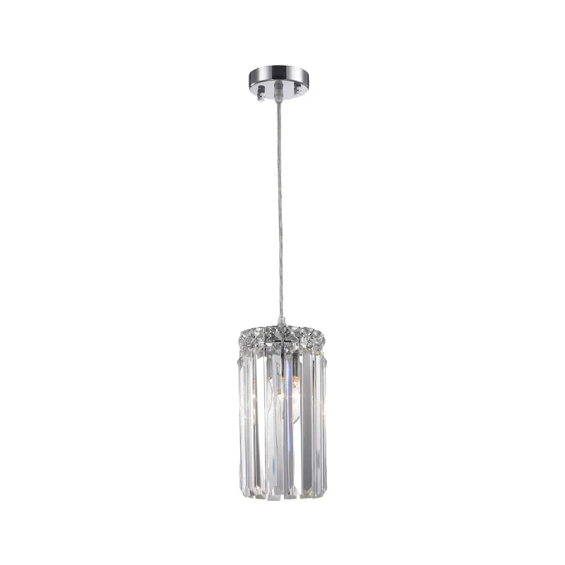 Art Deco Ceiling Lights with Geometric Patterns and Metallic FinishesArt Deco Ceiling Lights with Geometric Patterns and Metallic FinishesModular Single Light Pendant - Round - Height 25cm - Chrome Fixtures