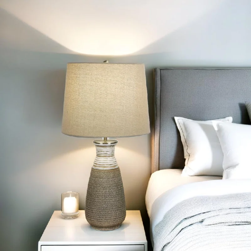 bohemian table lamps with colorful patterns for eclectic bedroomsbohemian table lamps with colorful patterns for eclectic bedroomsPotton Table Lamp in Beige