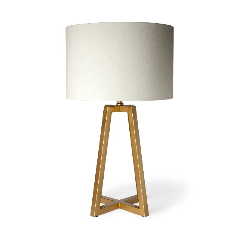 rustic farmhouse table lamps for cozy kitchensrustic farmhouse table lamps for cozy kitchensRaelynn Table Lamp Gold Metal | White Shade
