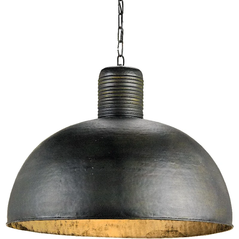Tropical - Themed Ceiling Lights with Palm - Leaf Shapes and Rattan WrapsTropical - Themed Ceiling Lights with Palm - Leaf Shapes and Rattan WrapsSaga Black Pendant