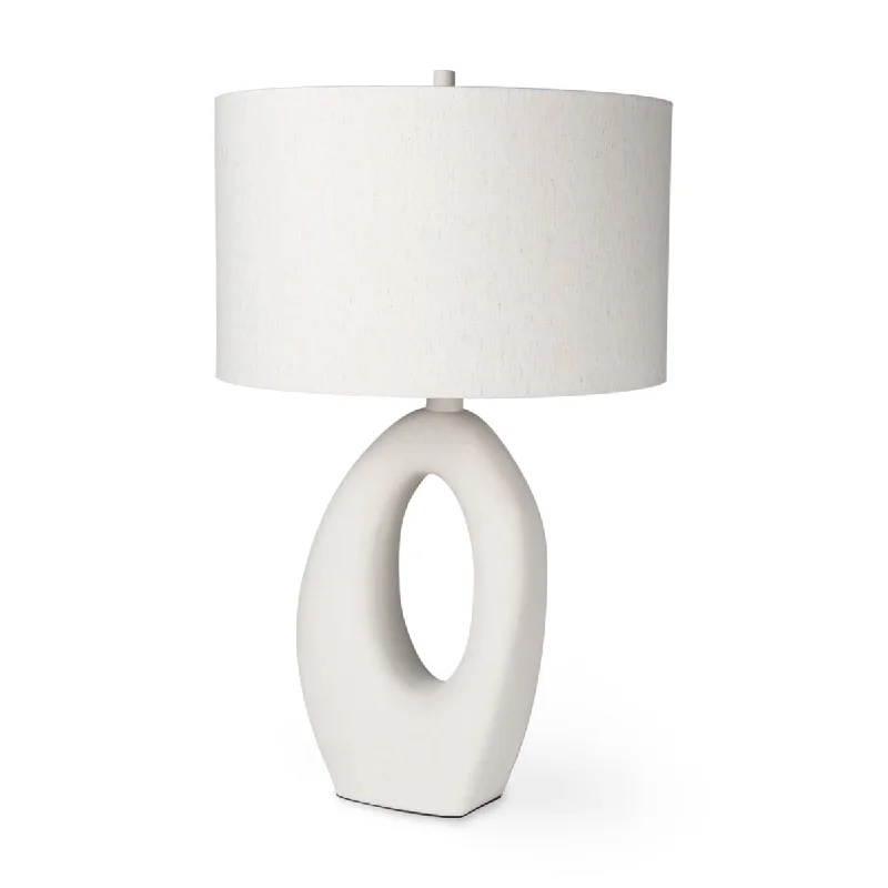 coastal style table lamps with nautical elements for beach housescoastal style table lamps with nautical elements for beach housesTao Table Lamp White Base | Beige Shade