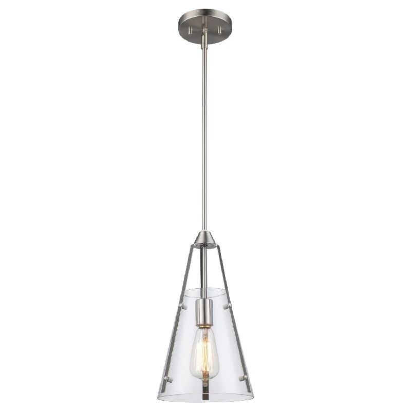 Mediterranean - Style Ceiling Lights with Terra - Cotta and Ceramic DetailsMediterranean - Style Ceiling Lights with Terra - Cotta and Ceramic DetailsTrans Globe Imports Armani 11581 BN Pendant Light - Brushed Nickel