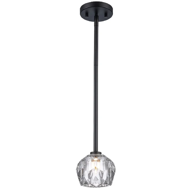 Victorian - Inspired Ceiling Lights with Ornate Crystal ChandeliersVictorian - Inspired Ceiling Lights with Ornate Crystal ChandeliersTrans Globe Imports Sequoia 11661 BK Pendant Light - Black