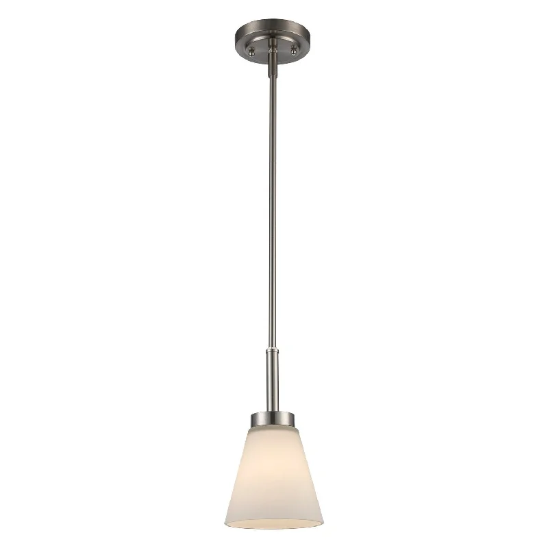 African - Inspired Ceiling Lights with Tribal Patterns and Natural MaterialsAfrican - Inspired Ceiling Lights with Tribal Patterns and Natural MaterialsTrans Globe Imports Fifer 71800 BN Pendant Light - Brushed Nickel