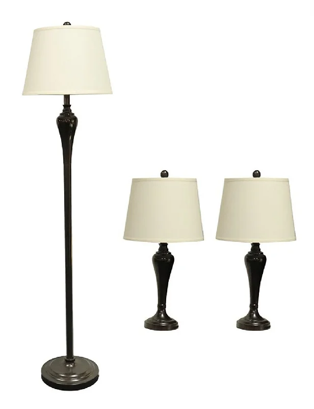 coastal style table lamps with nautical elements for beach housescoastal style table lamps with nautical elements for beach housesLincoln 3-piece Table and Floor Lamp Set