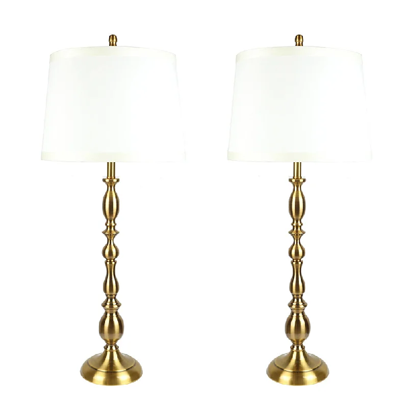 Antique Gold with Cream Shades