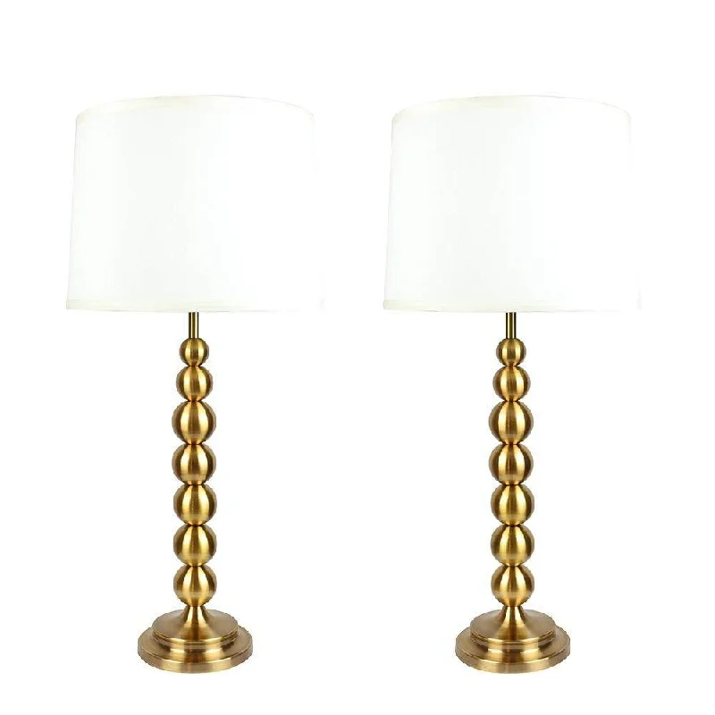 Antique Gold With Cream Shades