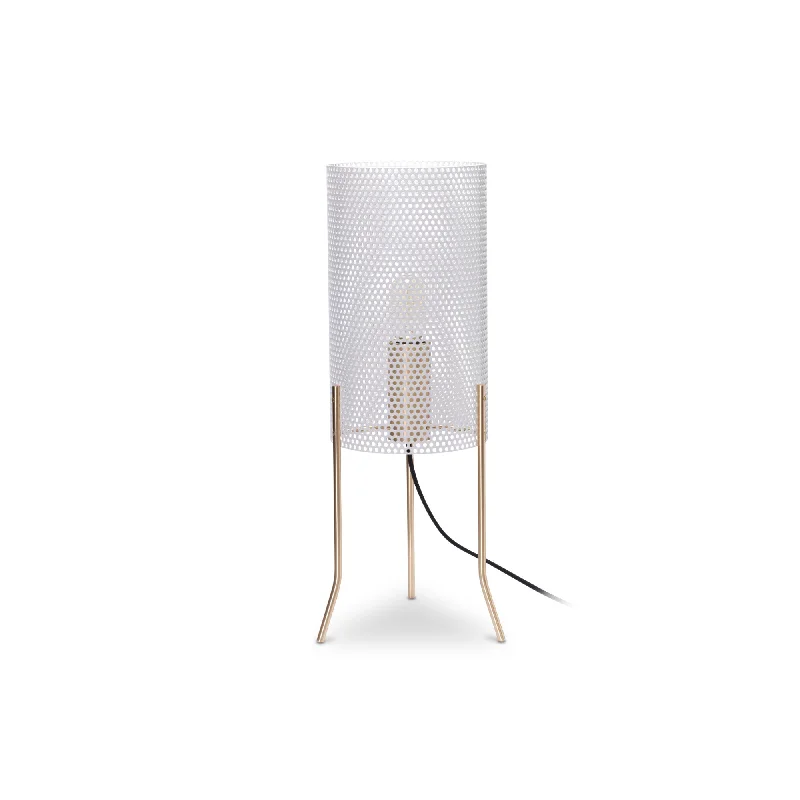 modern minimalist table lamps for contemporary living roomsmodern minimalist table lamps for contemporary living roomsVouge Tripod Medium Table Lamp - White/Brass
