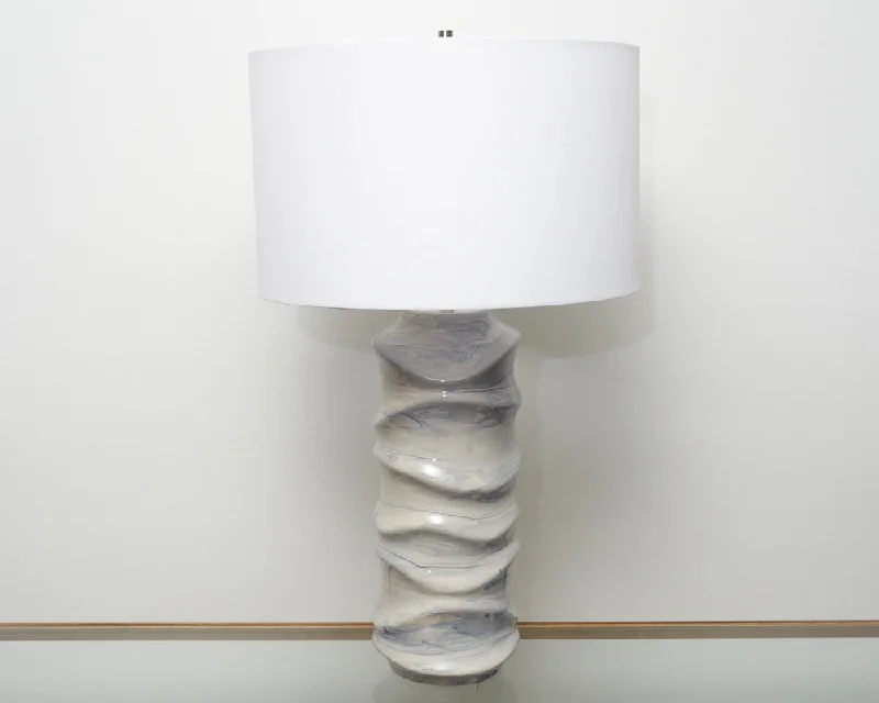 crystal table lamps with dazzling prisms for a glamorous effectcrystal table lamps with dazzling prisms for a glamorous effectWaves Table Lamp