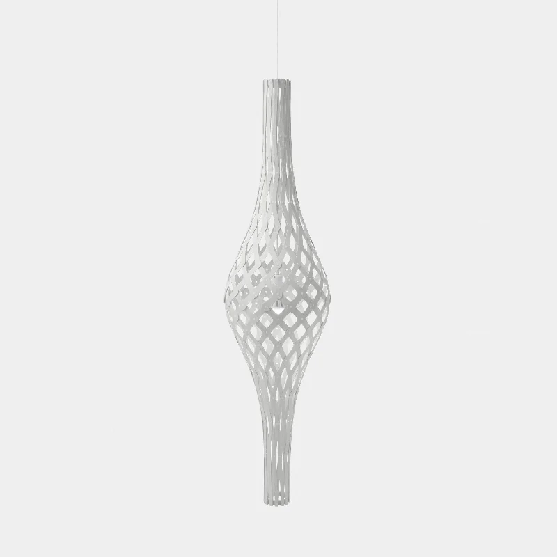 Indian - Themed Ceiling Lights with Intricate Filigree and Mirror WorkIndian - Themed Ceiling Lights with Intricate Filigree and Mirror WorkWhite 2 Sides Nikau pendants