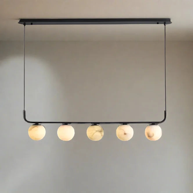 Industrial Style Ceiling Lights with Exposed Bulbs and Metal CagesIndustrial Style Ceiling Lights with Exposed Bulbs and Metal CagesZara Linear Pendant