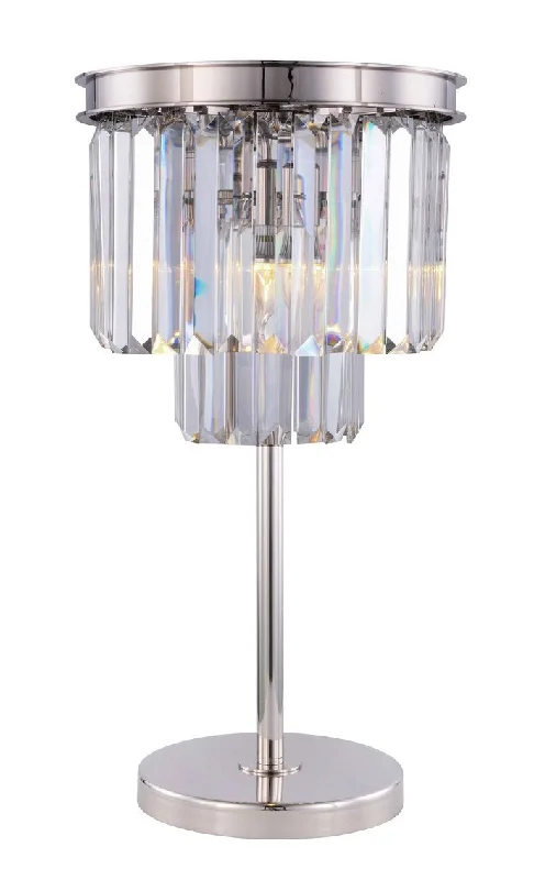 art deco table lamps with geometric shapes for a retro touchart deco table lamps with geometric shapes for a retro touchZC121-1231TL14PN/RC - Urban Classic: Sydney 3 light Polished nickel Table Lamp Clear Royal Cut Crystal